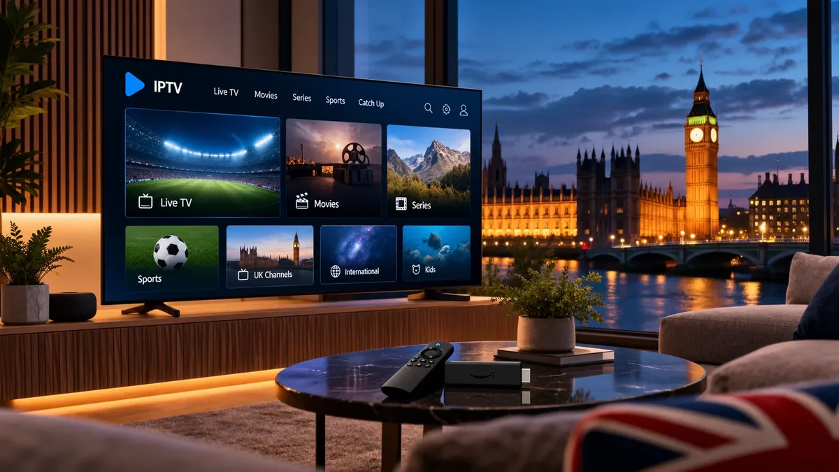 IPTV on Firestick UK television setup